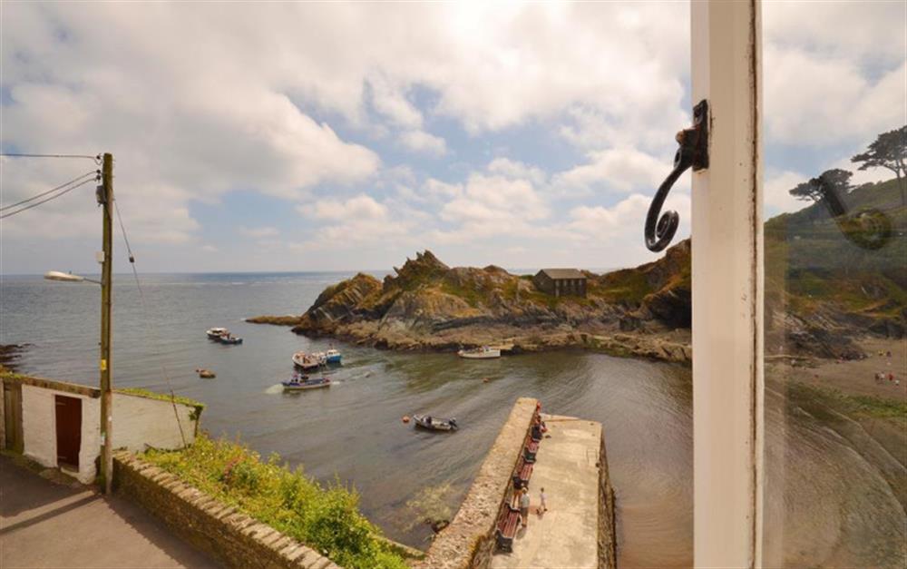 Lovely views to enjoy from every window at East Cliff in Polperro