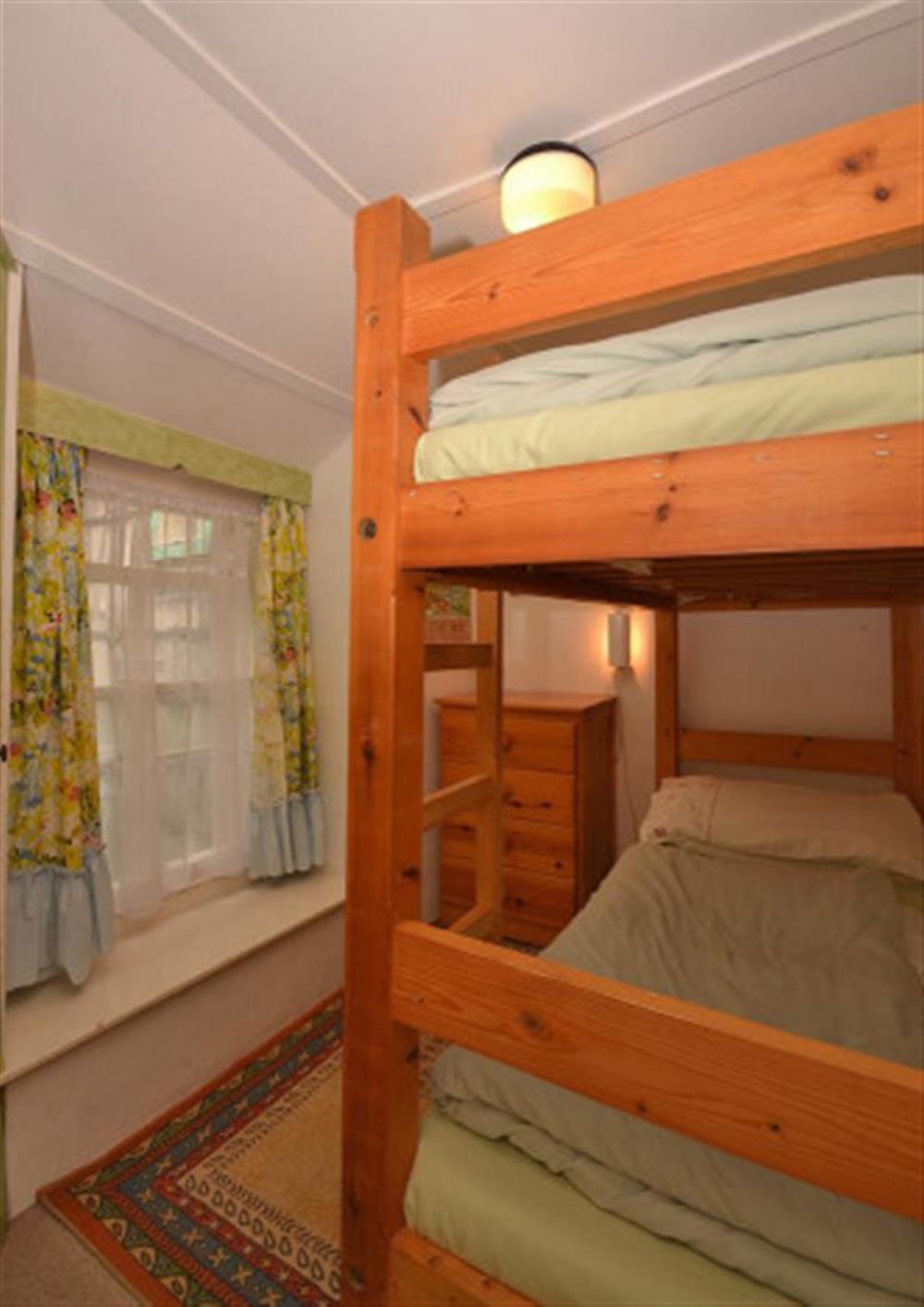 The child's bunk bedroom at East Cliff in Polperro