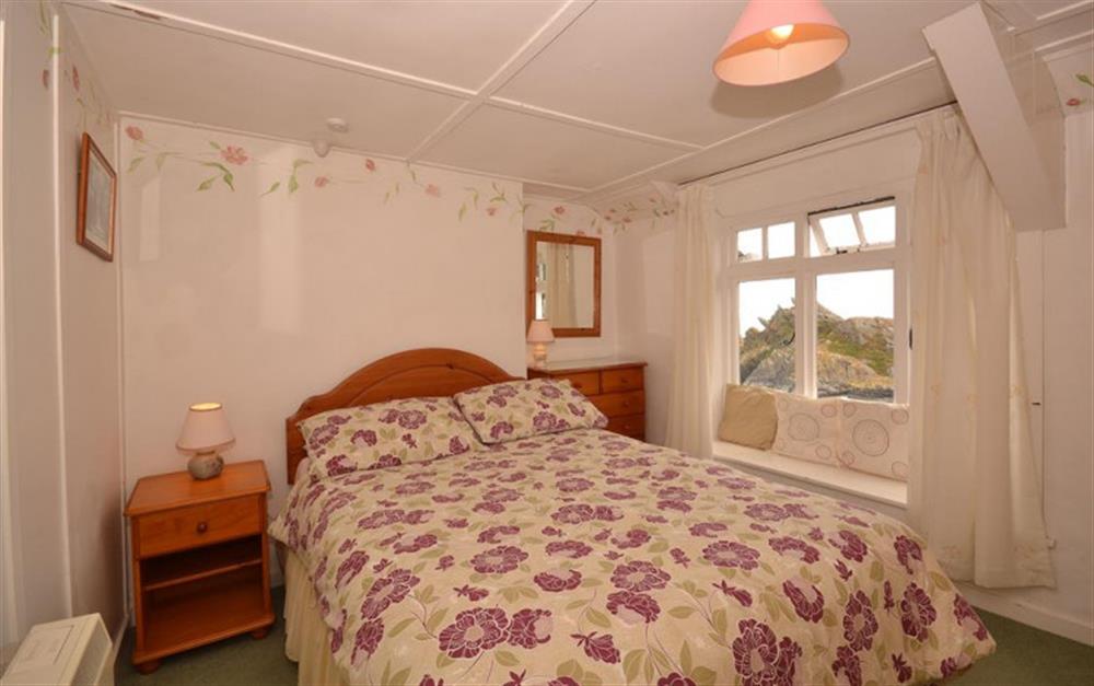 The double bedroom at East Cliff in Polperro
