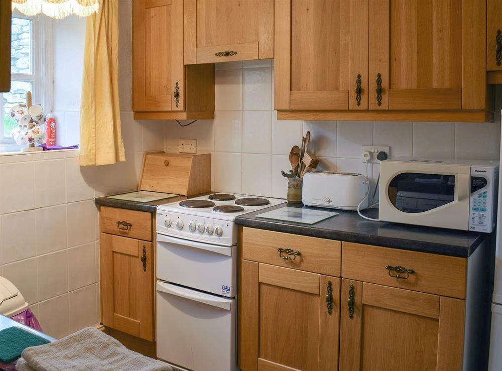 Kitchen at East Cottage in Booze, near Reeth, North Yorkshire