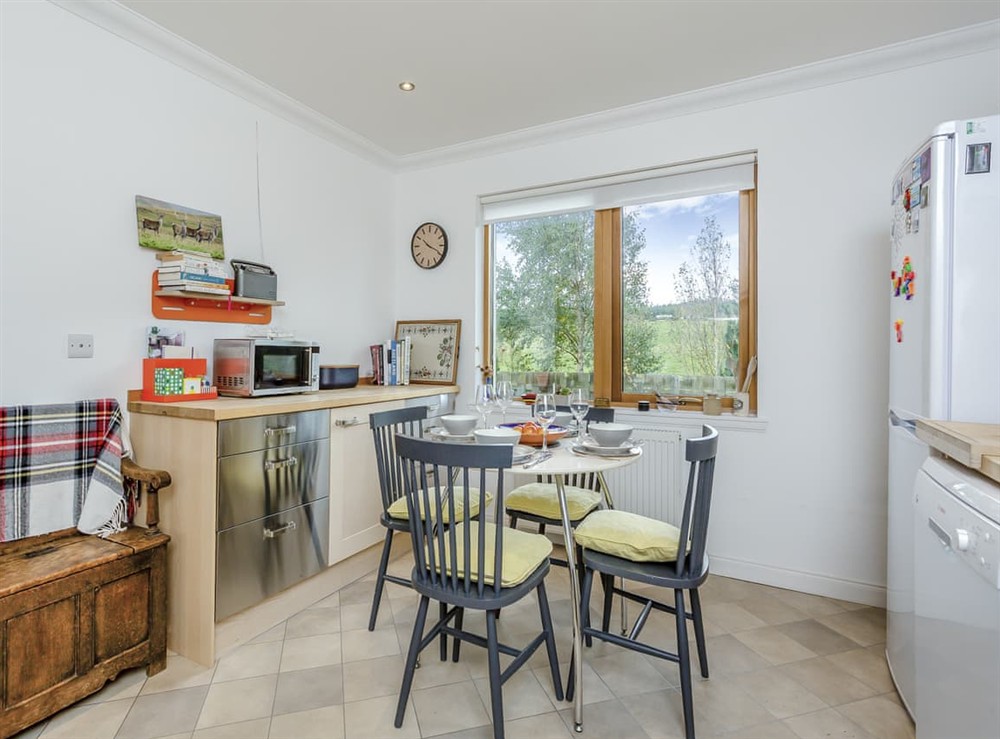 Dining Area at East Cottage in Cawdor, Morayshire
