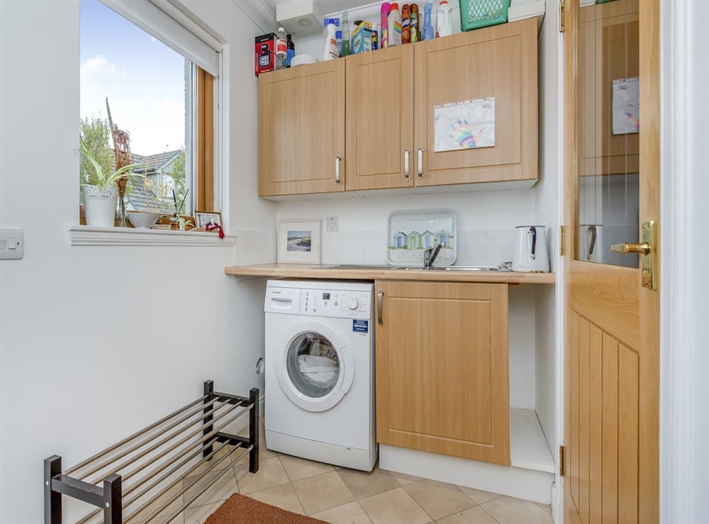 Utility room at East Cottage in Cawdor, Morayshire