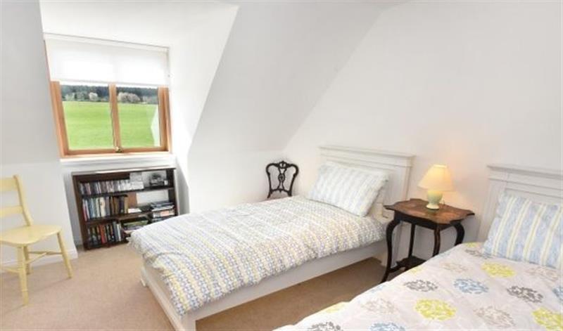 One of the bedrooms at East Cottage, Cawdor