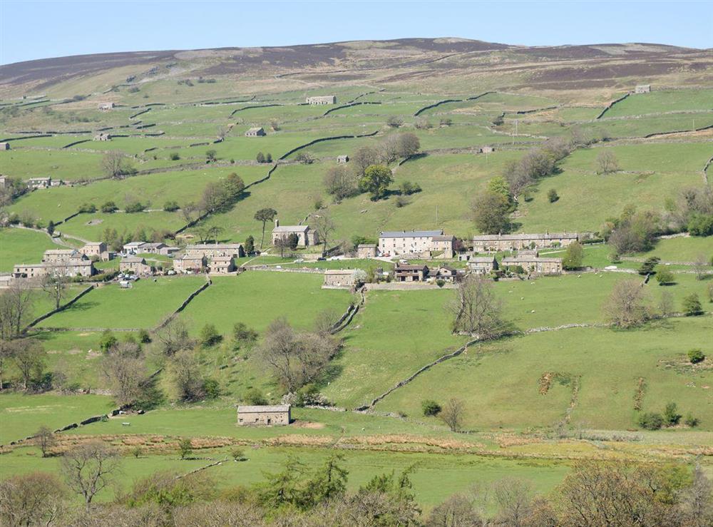 Amazing rural views at East Cottage in Low Row near Reeth, North Yorkshire