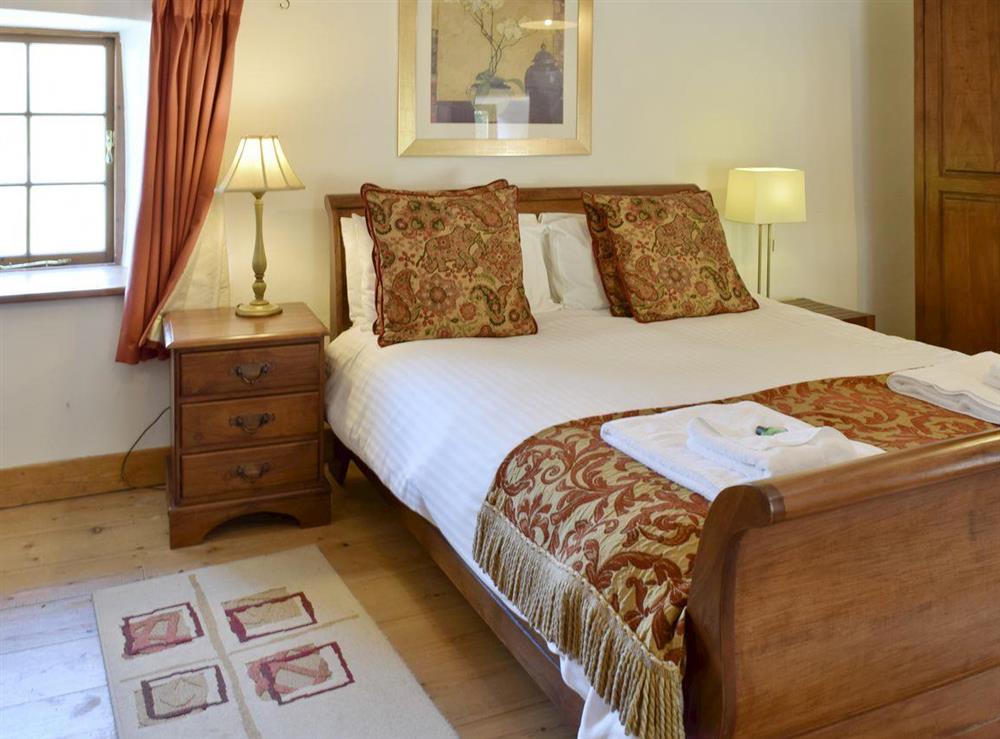 Comfortable master bedroom at East Cottage in Low Row near Reeth, North Yorkshire
