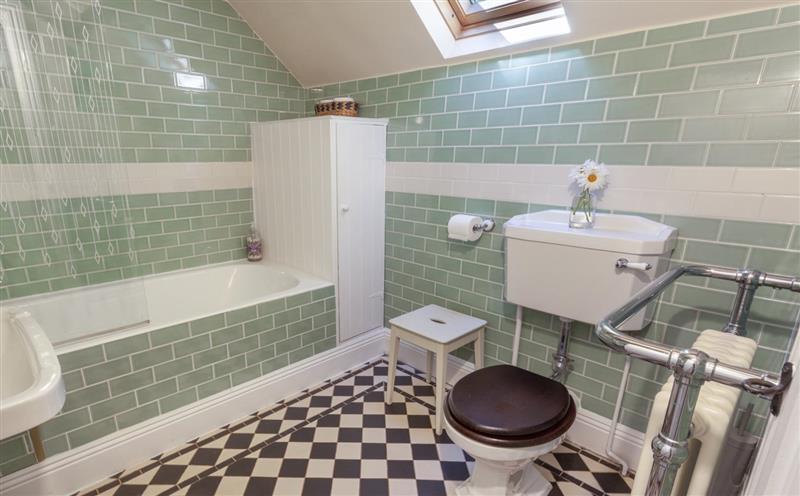 The bathroom at East Harwood Farm Cottage, Timberscombe