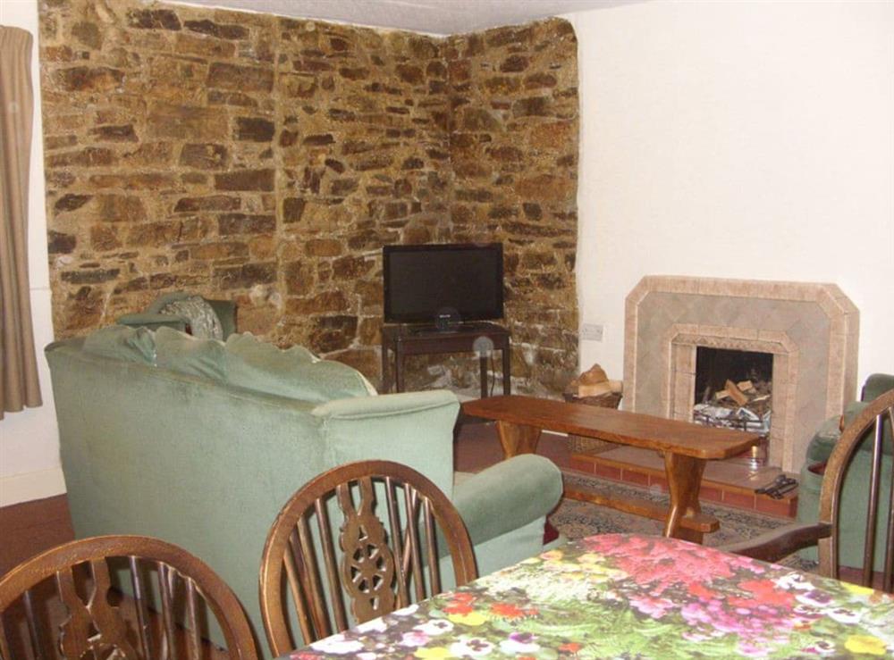 Living room/dining room at Clover Cottage, 