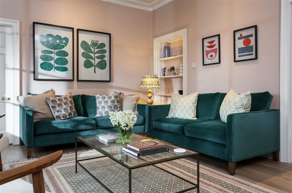 Sumptuous seating in the sitting room