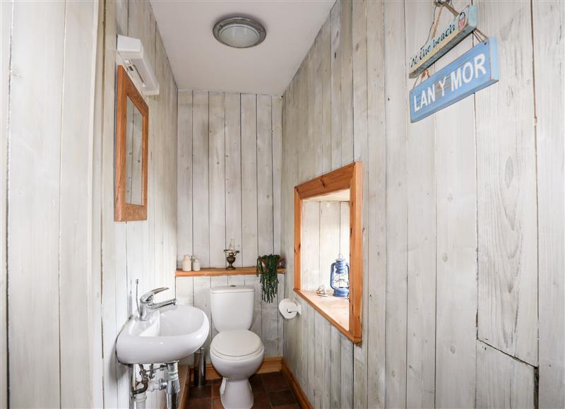 The bathroom at East Lighthouse Keepers Cottage, Llaneilian near Amlwch