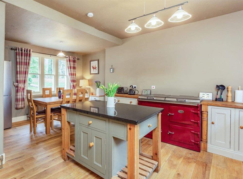 Kitchen at East Lodge in Scatwell, Ross-Shire
