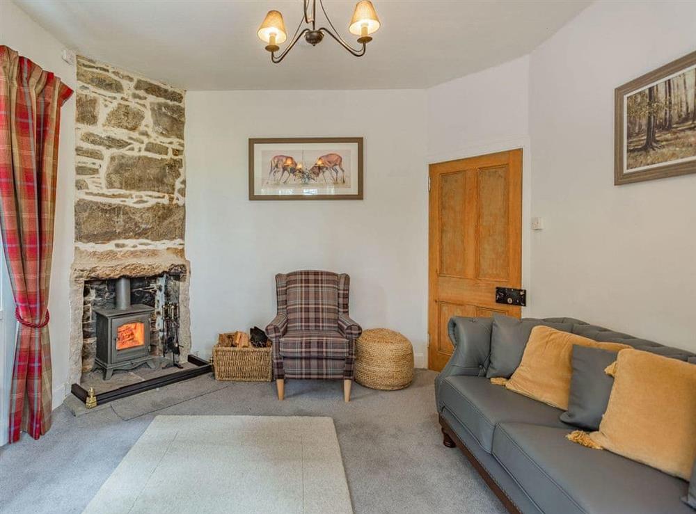 Living room at East Lodge in Scatwell, Ross-Shire