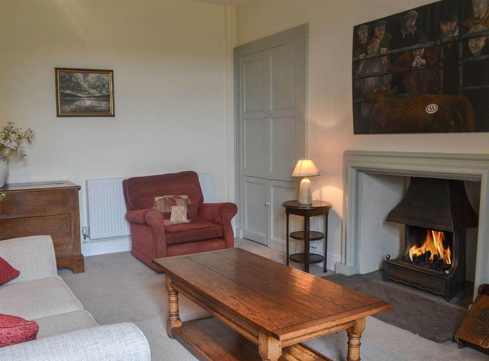 Living room at East Monkton Farm Cottage in Broughton, near Cowbridge, South Glamorgan