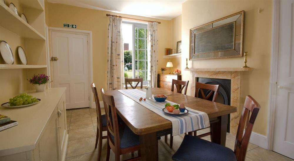 The dining room at East Rosetta Cottage in Cowes, Isle Of Wight