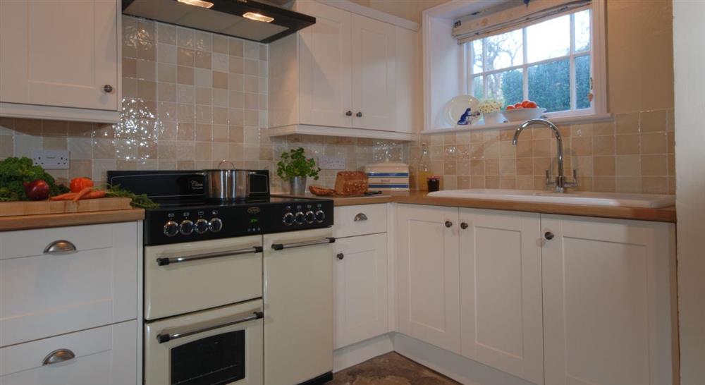 The kitchen at East Rosetta Cottage in Cowes, Isle Of Wight