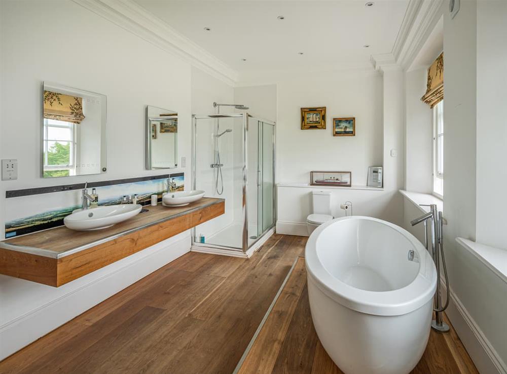 Bathroom at East Wing in Auchterarder, Perthshire