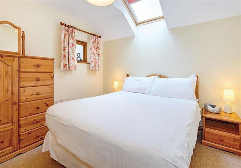 Double bedrooms in the Primrose Cottage at Eastdon Estate in Dawlish, Devon