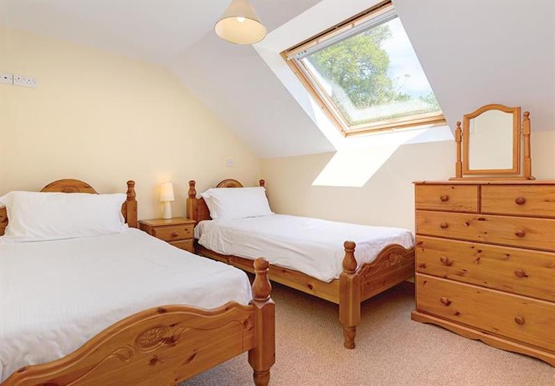 Twin bedroom at a Honeysuckle at Eastdon Estate in Dawlish, Devon