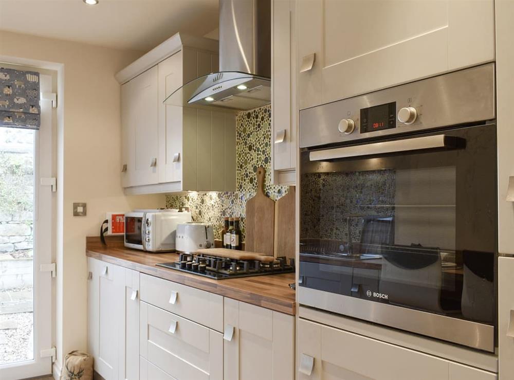 Fully appointed kitchen at Easter Cottage in Bamford, near Hope Valley, Derbyshire