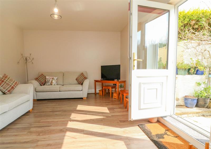 Relax in the living area at Easterbrook Lodge, Combe Martin