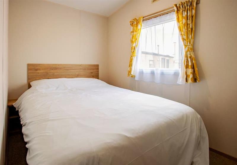 Double bedroom in the Beachfront at Eastern Beach Caravan Park in Caister-on-Sea, Norfolk