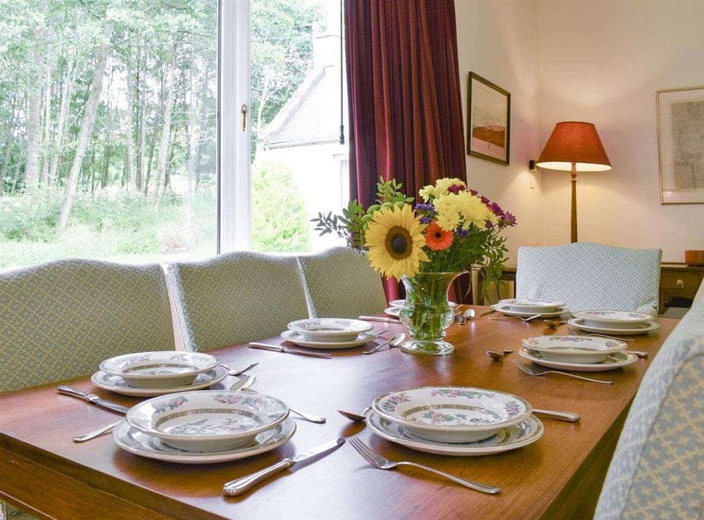Convenient dining area at Eastertown in Rothiemay, Huntly, Aberdeenshire