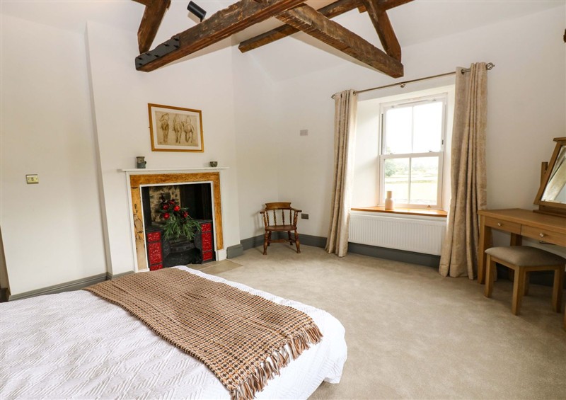 One of the bedrooms at Eastfield Farm, Mickleton