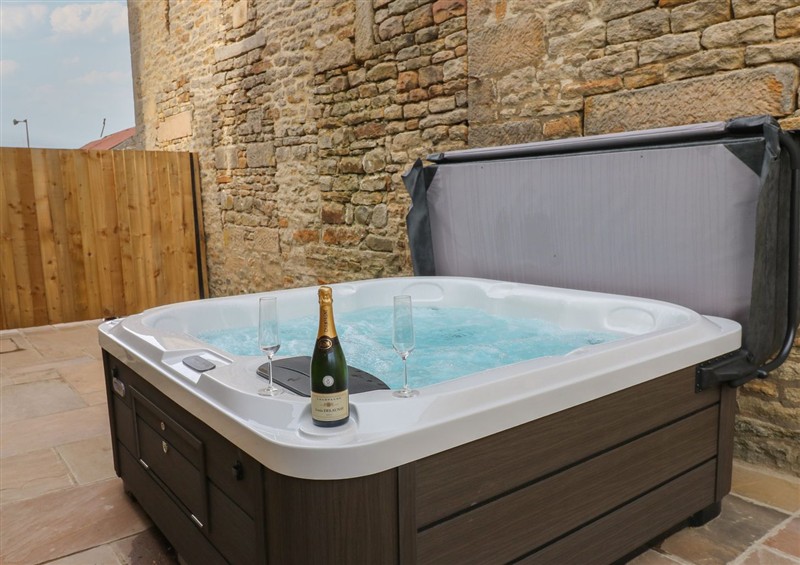There is a hot tub at Eastfield Farm, Mickleton