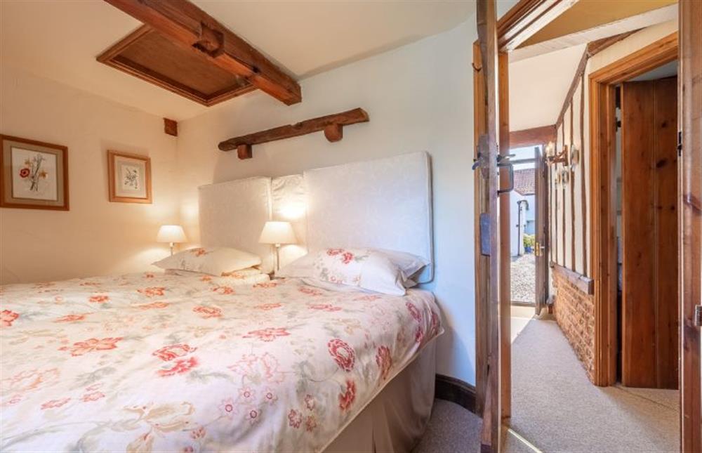 Ground floor: Bedroom two, full size twin beds at Eastgate Barn, Holme-next-the-Sea near Hunstanton