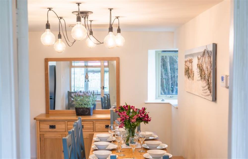 Ground floor: which leads into the stylish dining area  at Eastgate Cottage, Salthouse near Holt