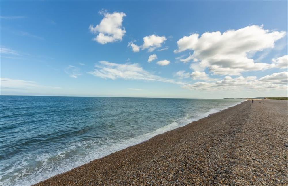The beach at Salthouse is spectacular at Eastgate Hideaway, Salthouse near Holt