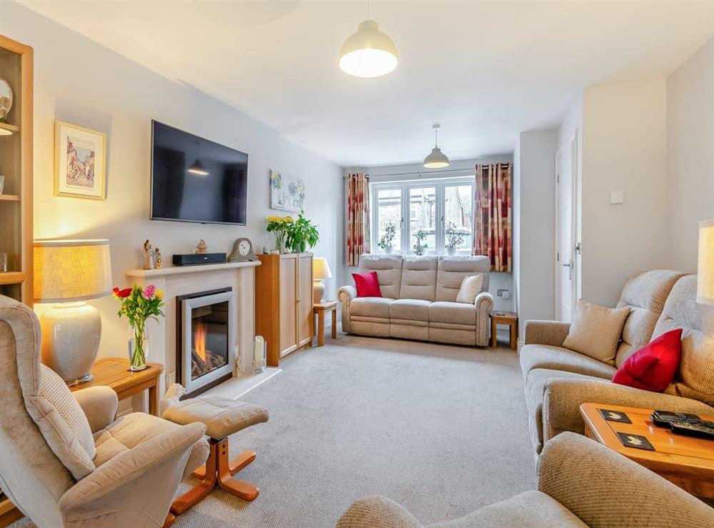 Living area at Eastgate House in Deeping St James, near Peterborough, Lincolnshire