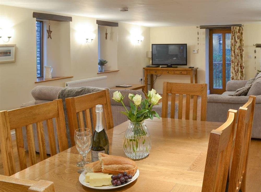 Spacious living and dining area at Tawny Owl, 