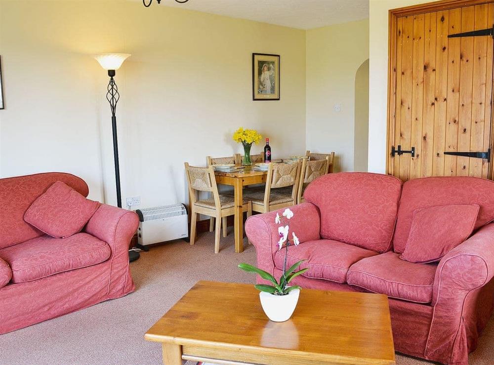 Living room/dining room at Eaton Barn in Burmarsh, Romney Marsh, Kent