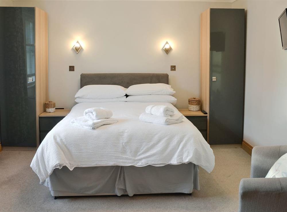 Double bedroom at Ebbas Neuk in Chathill, Northumberland