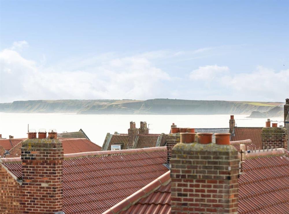 View from upper floor at Ebenezer House in Scarborough, North Yorkshire