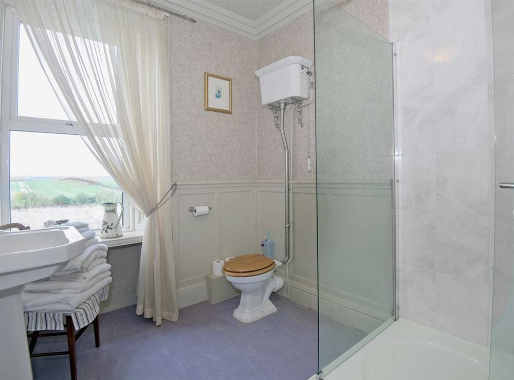 Bathroom at Edderside Hall in Edderside, Nr Allonby, Cumbria., Great Britain