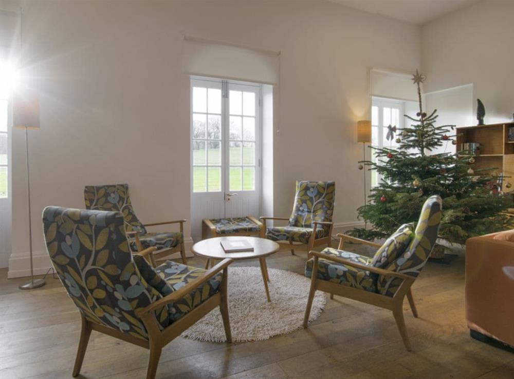 Additional seating area within the living room at Eden in Broughton, near Skipton, North Yorkshire