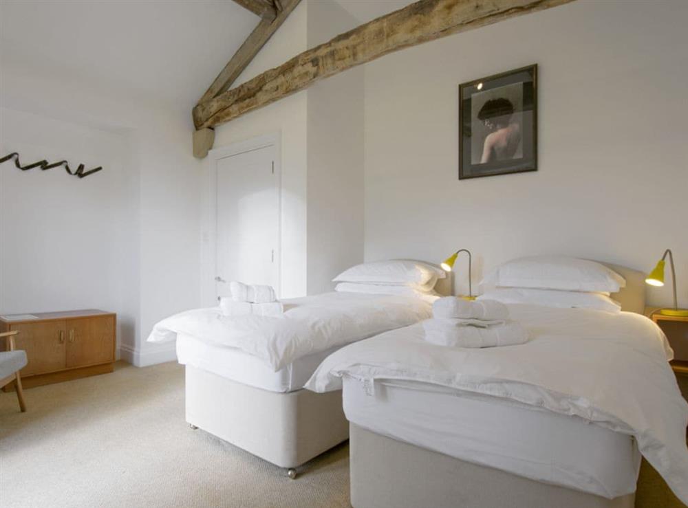 Light and airy ground floor twin bedroom at Eden in Broughton, near Skipton, North Yorkshire