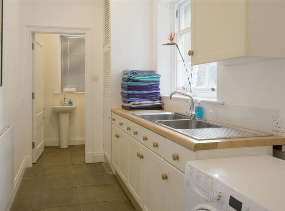 Useful utility room with WC at Eden in Broughton, near Skipton, North Yorkshire