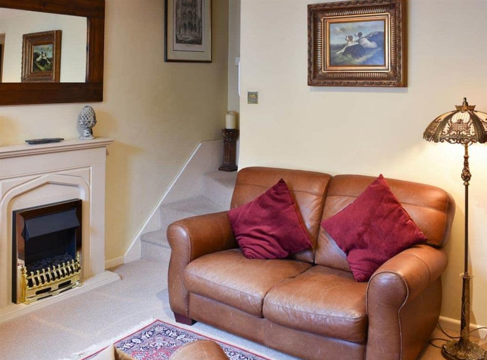 Cosy and comfortable living room at Eden Cottage in Cerne Abbas, near Dorchester, Dorset