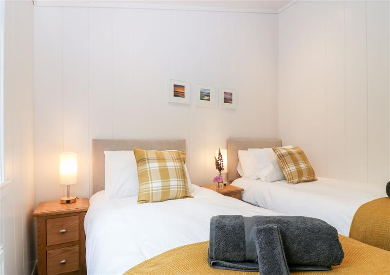 One of the 2 bedrooms at Eden Fields Lodge, Cupar