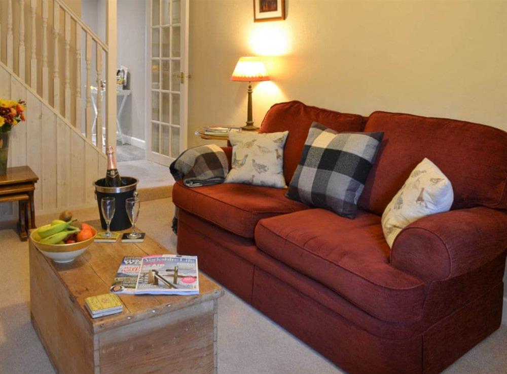 Cosy living room at Eden House Holiday Cottage in Pickering, North Yorkshire
