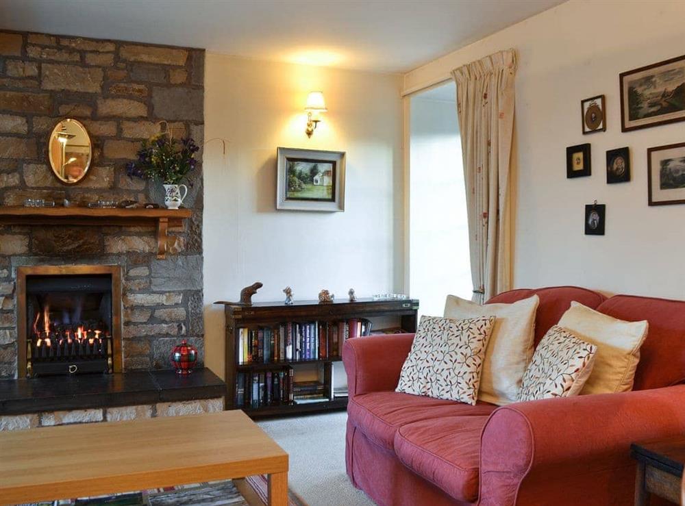 Cosy Living room at Edenwoodend Cottage in Cupar, near St. Andrews, Fife