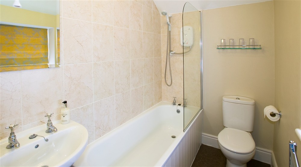 The bathroom at Edgcumbe in St Austell, Cornwall