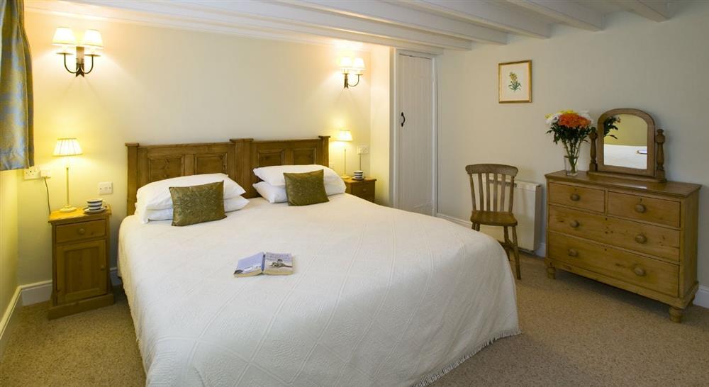 The double bedroom at Edgcumbe in St Austell, Cornwall