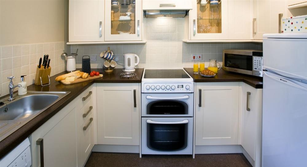 The kitchen at Edgcumbe in St Austell, Cornwall