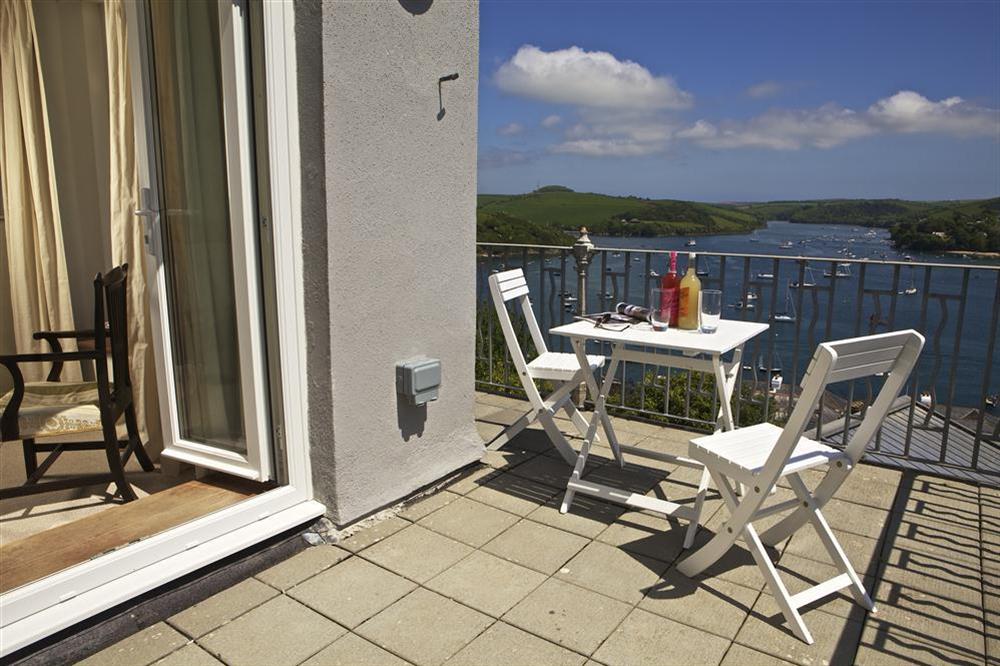 Enjoy the beautiful Salcombe estuary from the balcony (photo 2) at Edinburgh House in , Salcombe