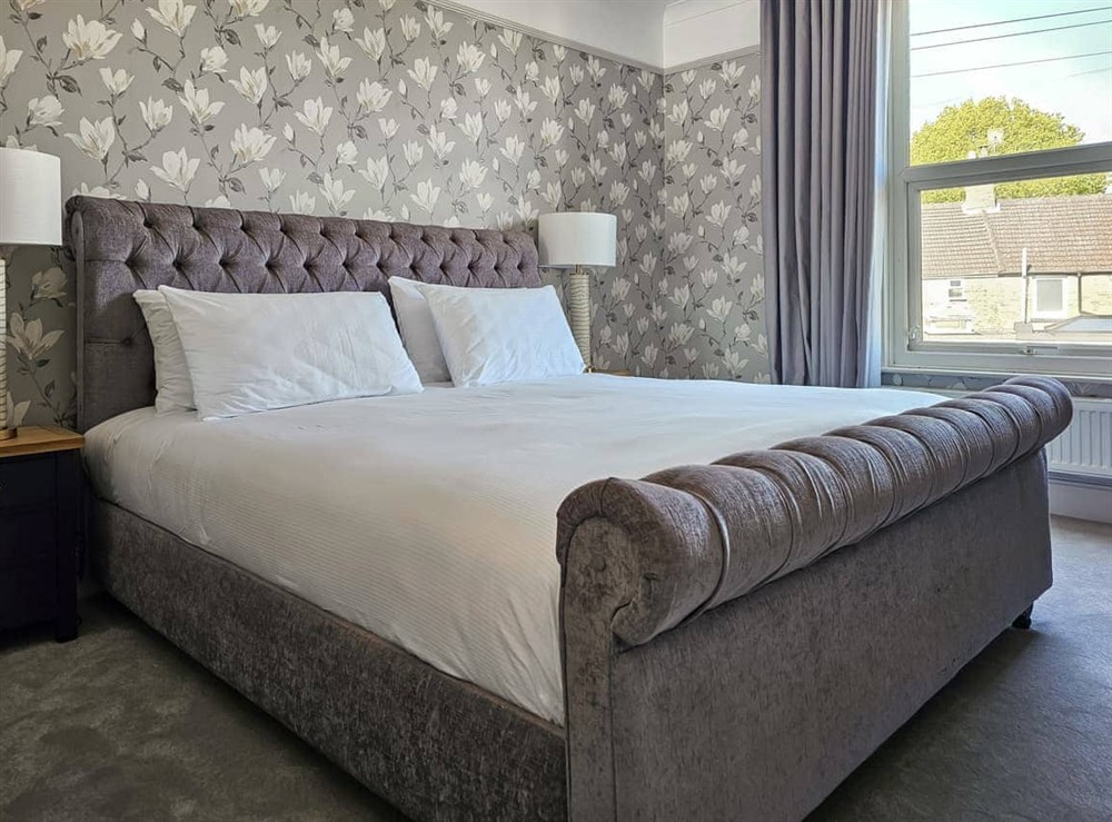 1st Floor Bedroom with Superking Bed and Private bathroom. at Edingworth in Lowestoft, Suffolk