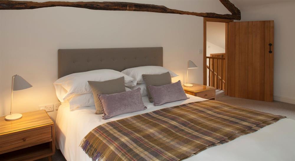 The large double bedroom at Eelbeck Cottage in Eskdale, Cumbria
