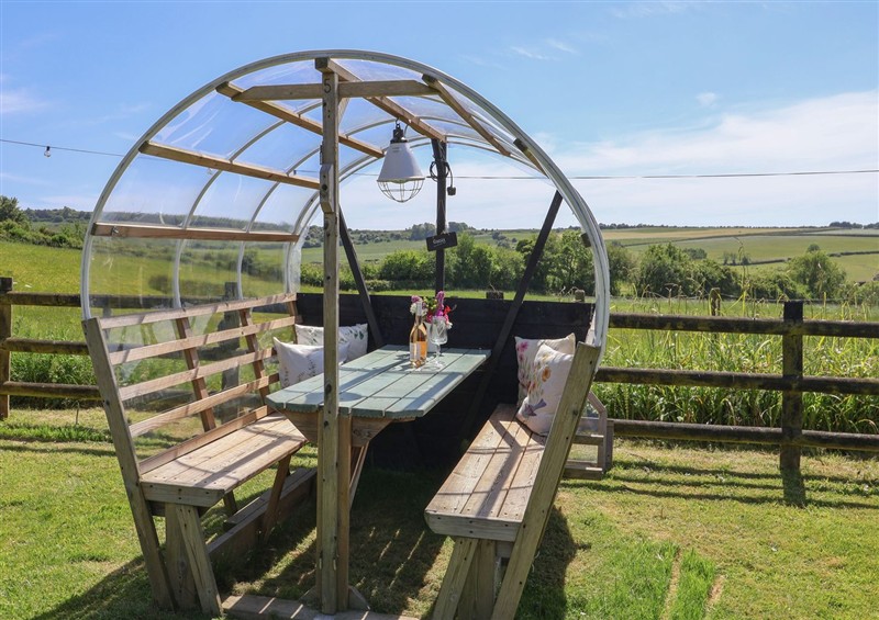 The garden at Eggardon Rest, Askerswell near Bridport
